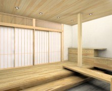 春日井モデルハウス　玄関予想図