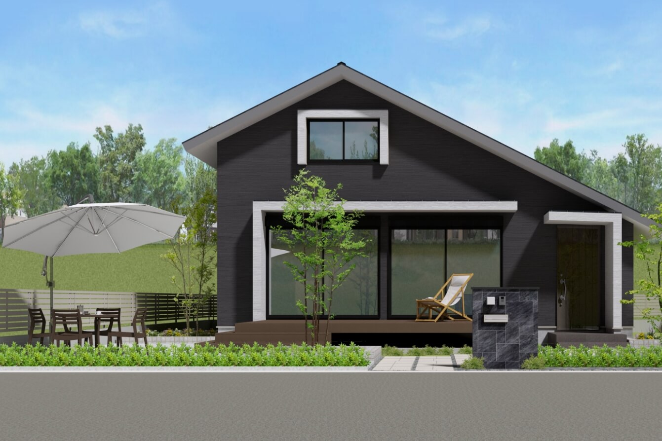 外壁×屋根×玄関ドアの組み合わせだけでも15,000通り以上自分だけの平屋が建てられる