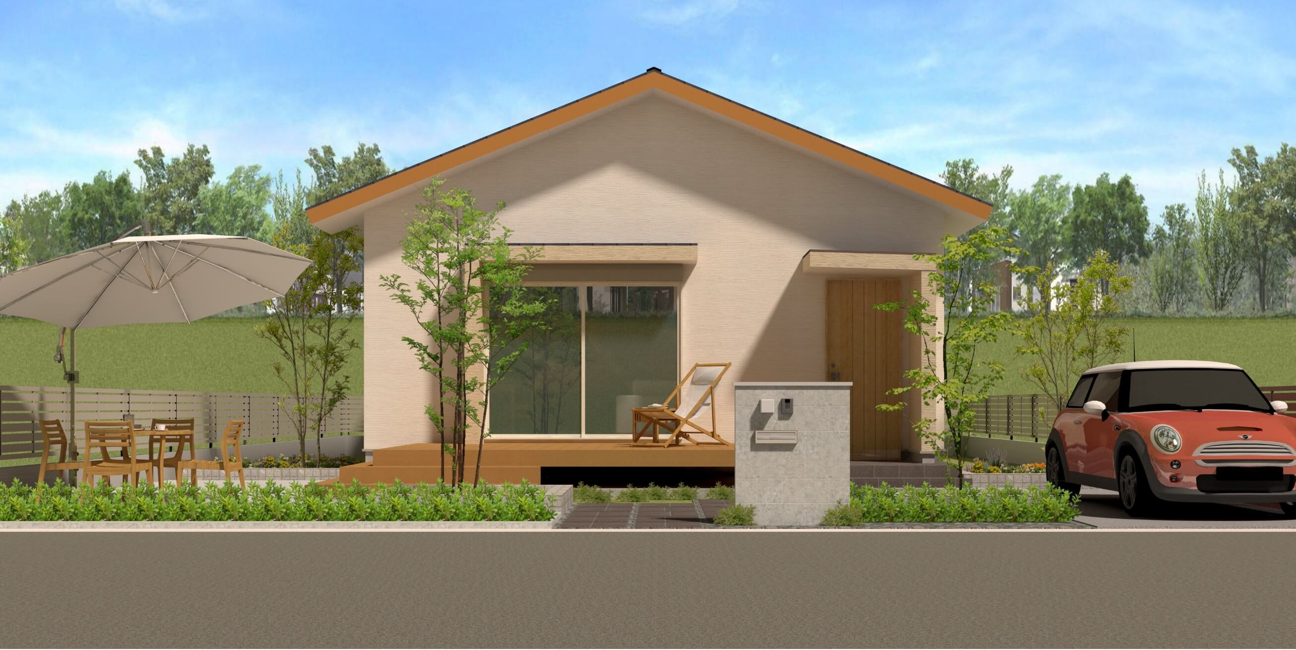 Ver.1 シンプルに、ミニマルに豊かに暮らす「平屋」