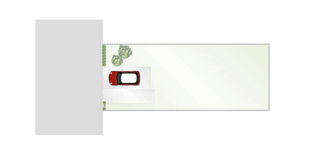 シンプルで無駄がない造りで、狭小地でも建てられます