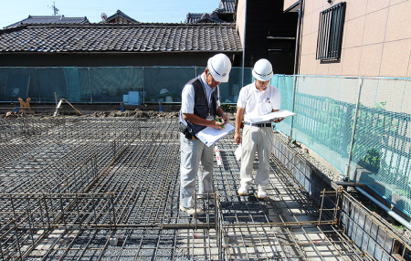べた基礎の検査
