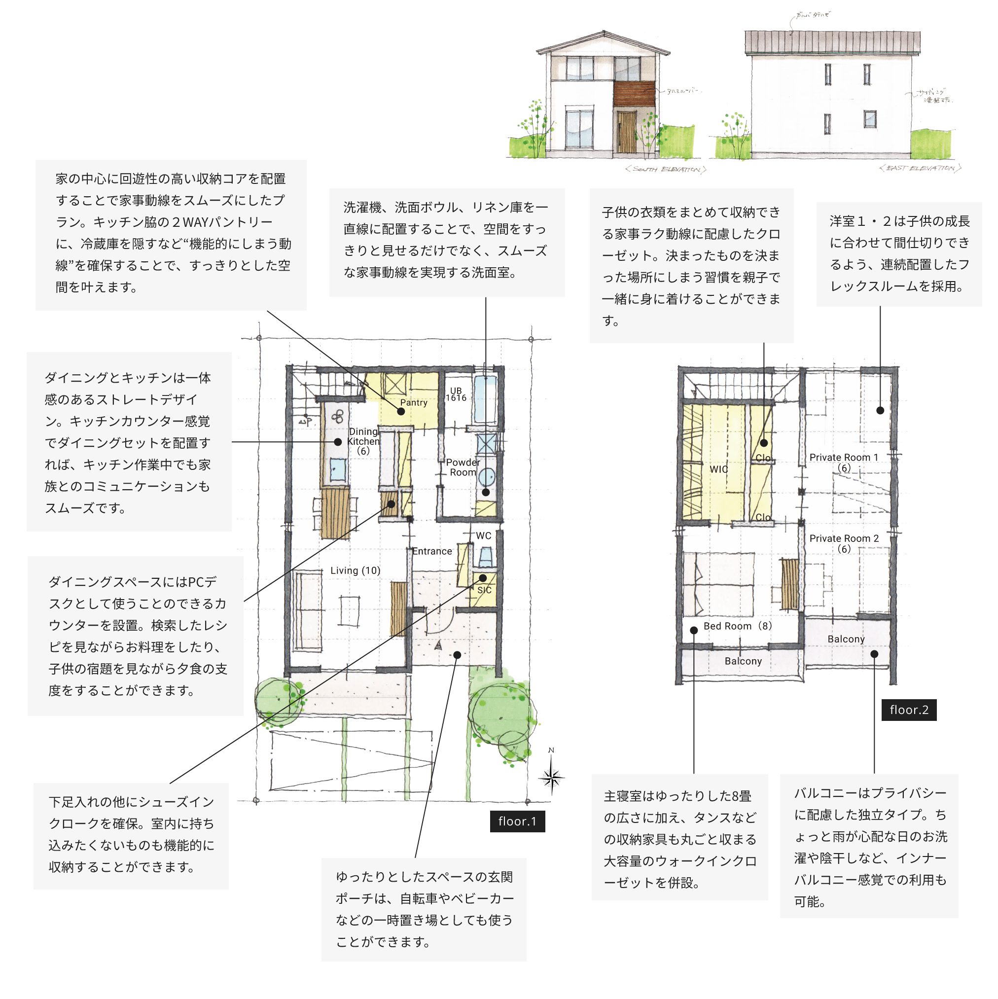 杜の家シリーズ マッハ空間 名古屋の天然木の家なら渡邊工務店