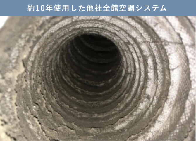 約10年使用した他社全館空調システム