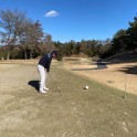 寒波のゴルフ⛳