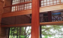 第51回：古民家カフェの杉柱