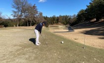 寒波のゴルフ⛳