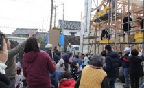 上棟式の「餅まき」レポート
