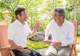 LDKから見渡す四季の彩りが美しい数寄屋風平屋