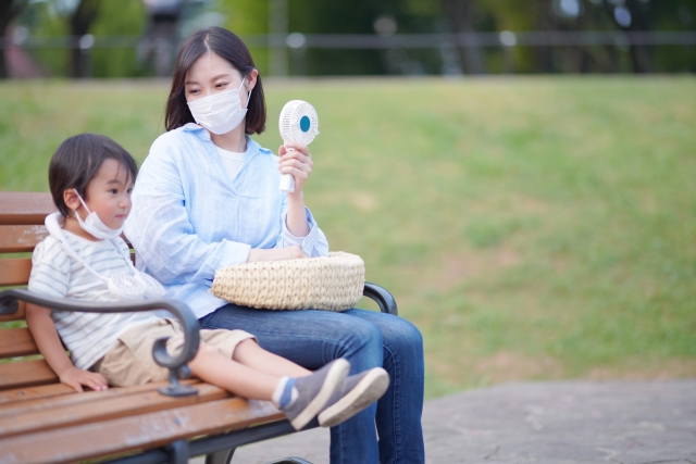 夏のマスクと熱中症対策