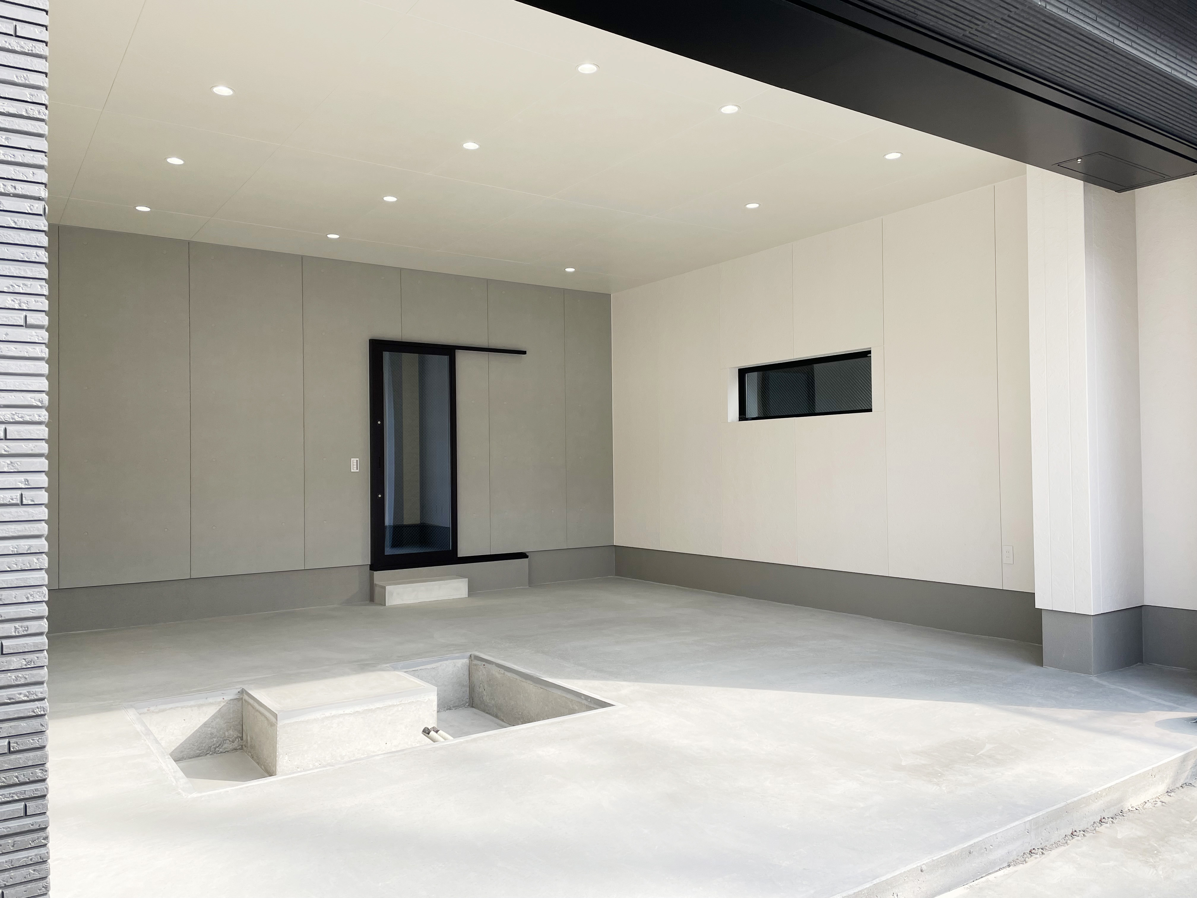 完成現場見学会　ビルトインガレージ