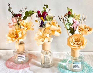 かんなくずアート作品例